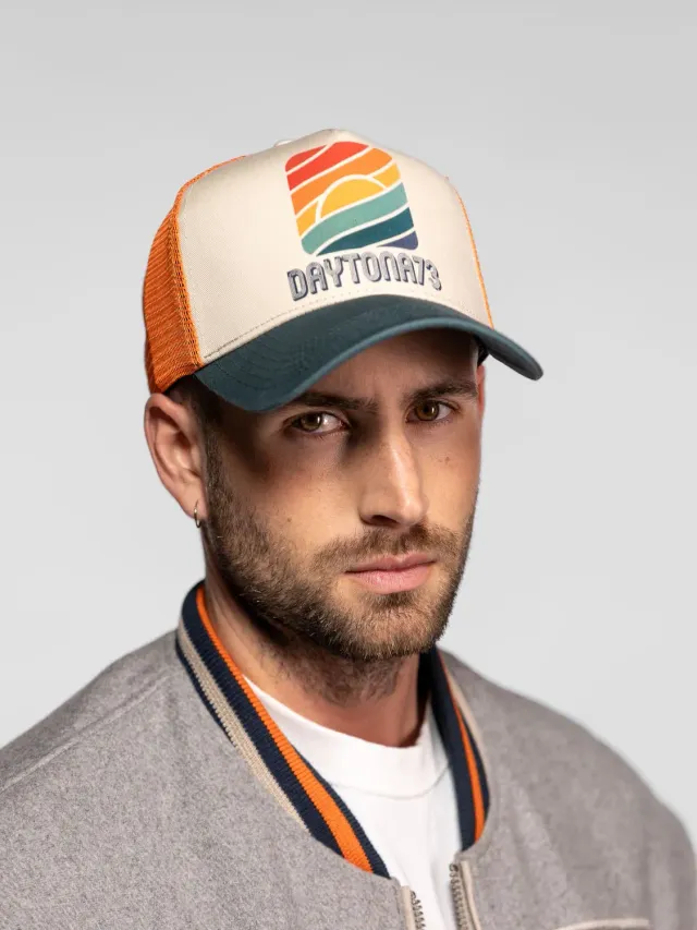 DAYTONA Macomb casquette trucker blanche filet