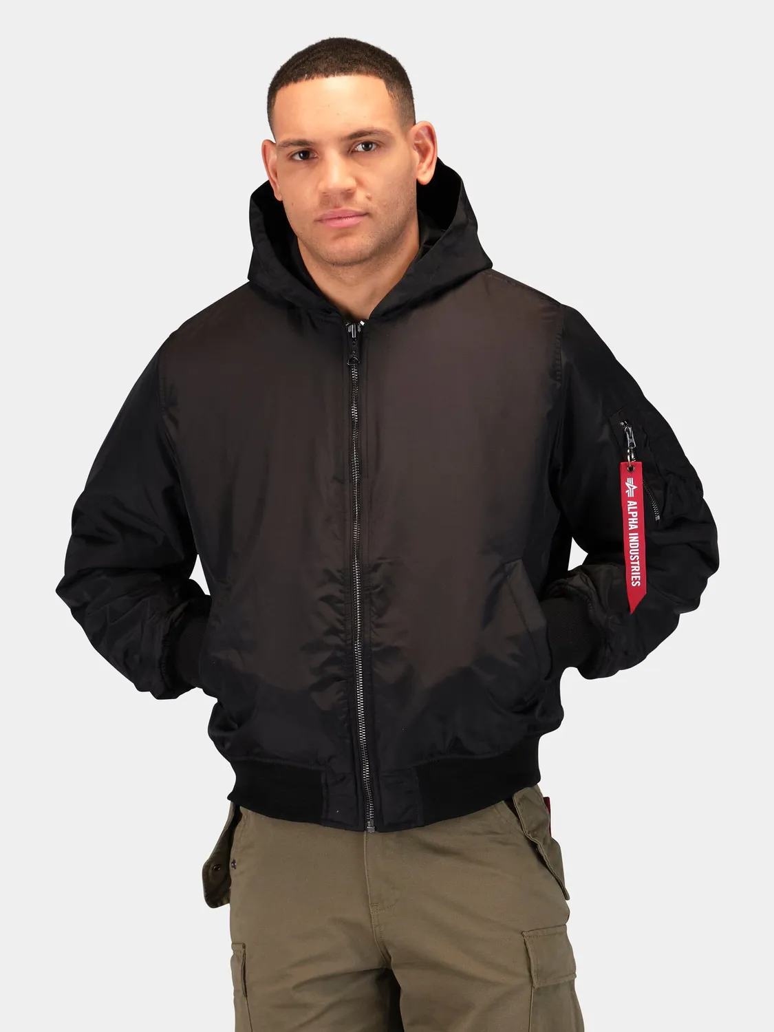 Alpha Industries MA-1 Hooded blouson bomber oxford capuche