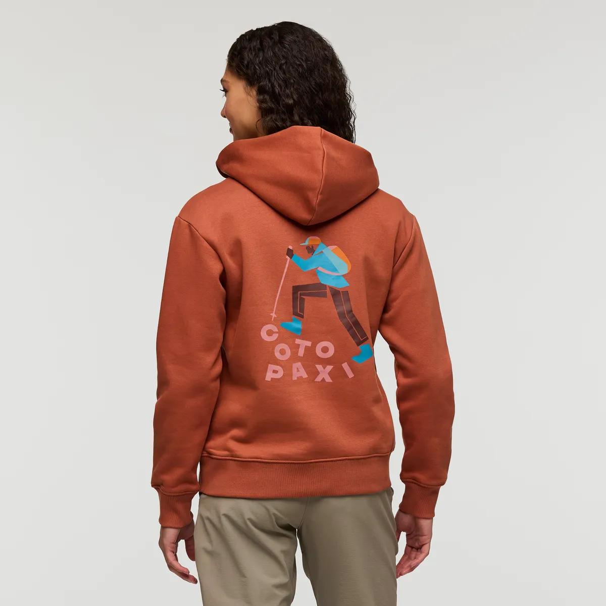 Cotopaxi Up and Up sweat hoodie femme Faded Brick molleton