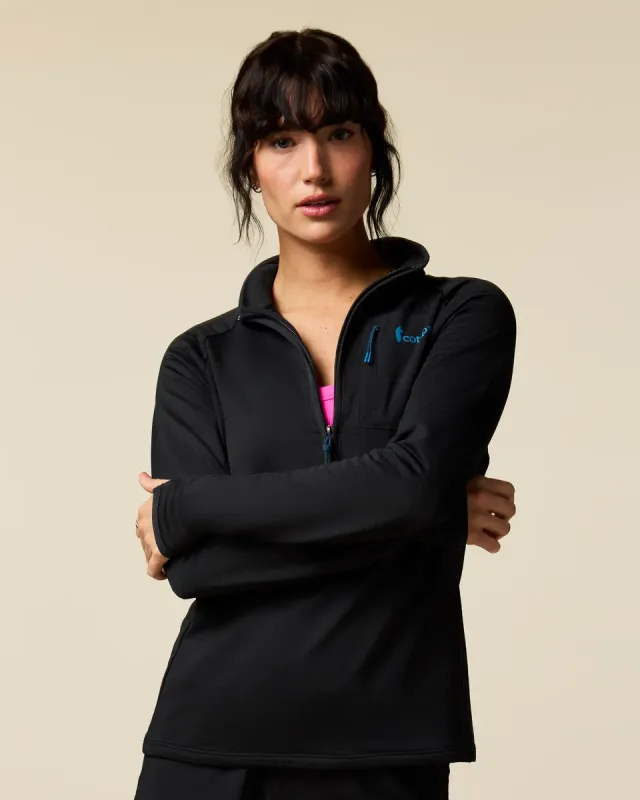 Cotopaxi Otero Half-Zip polaire femme Crimson respirant