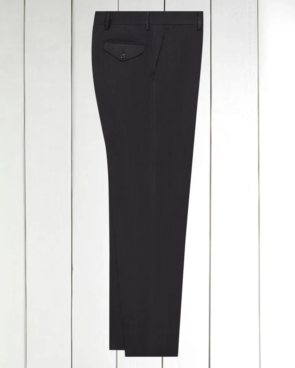 Hollington Jules pantalon lin coton ample graphite
