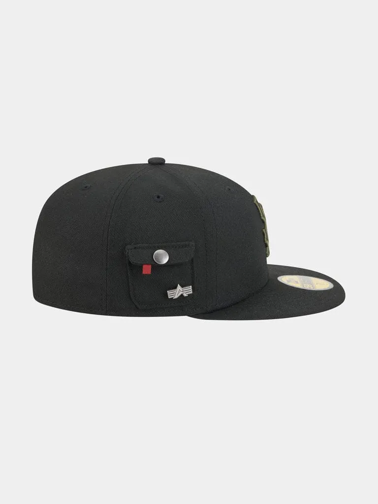 Alpha Industries Giants 59Fifty casquette noire fitted