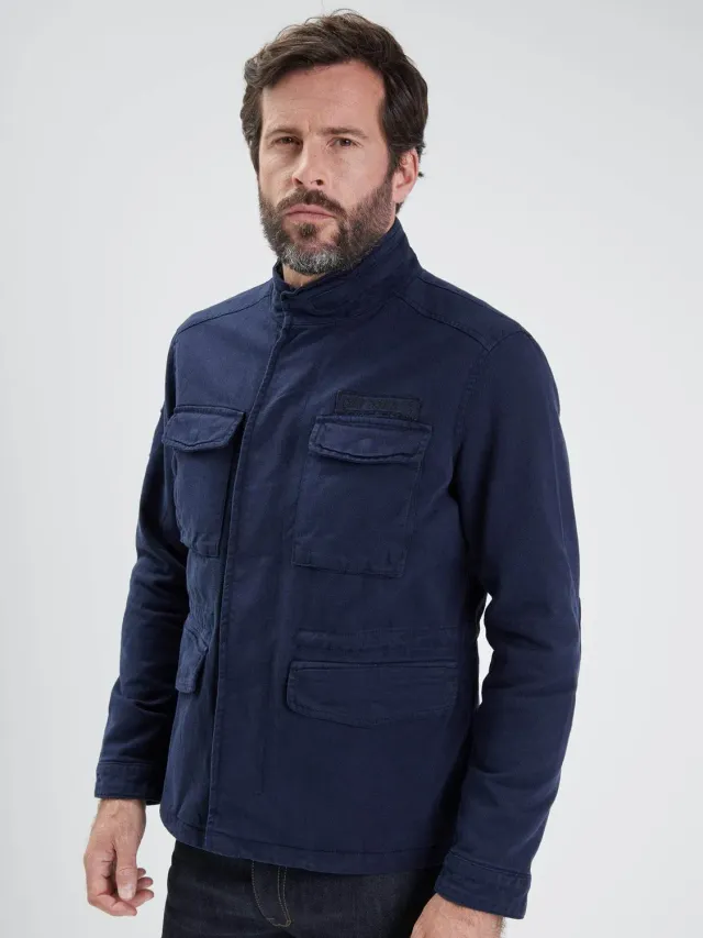 Daytona Day 65 veste militaire homme navy saharienne