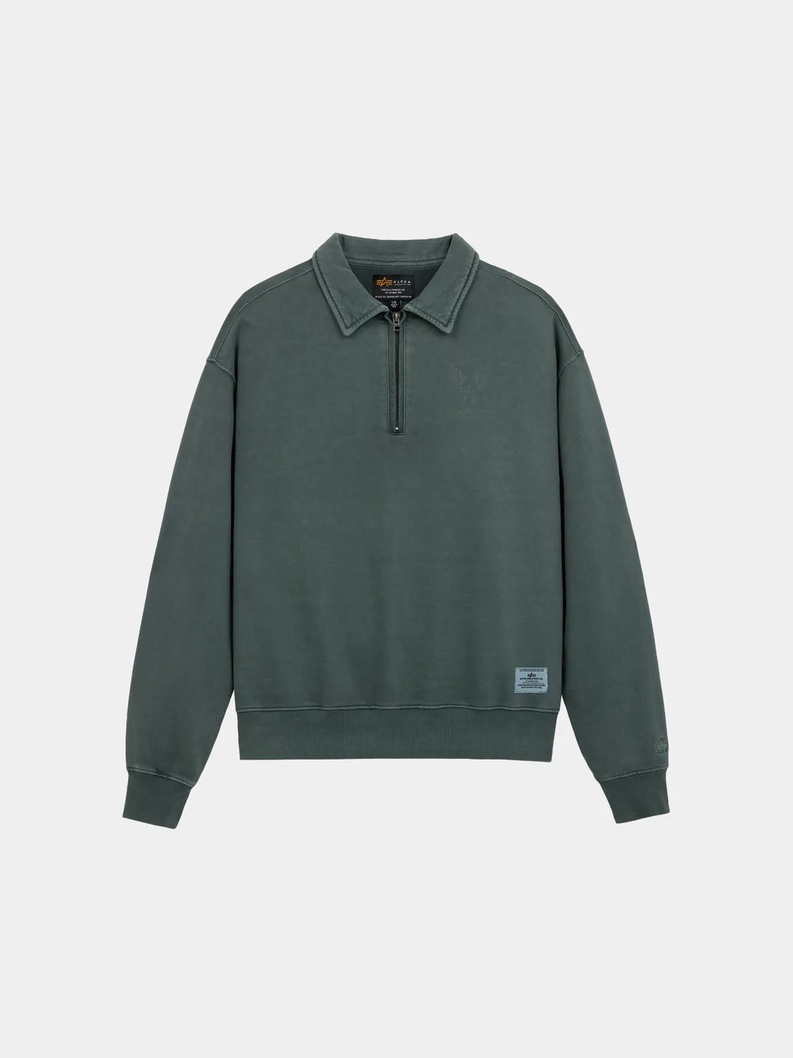 Alpha Industries Aircorp Sweat zippé hickory coton