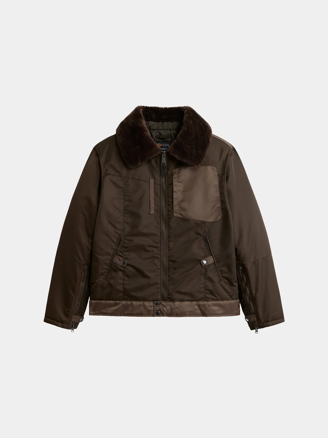 Alpha Industries Nylon Aviator blouson gris nylon