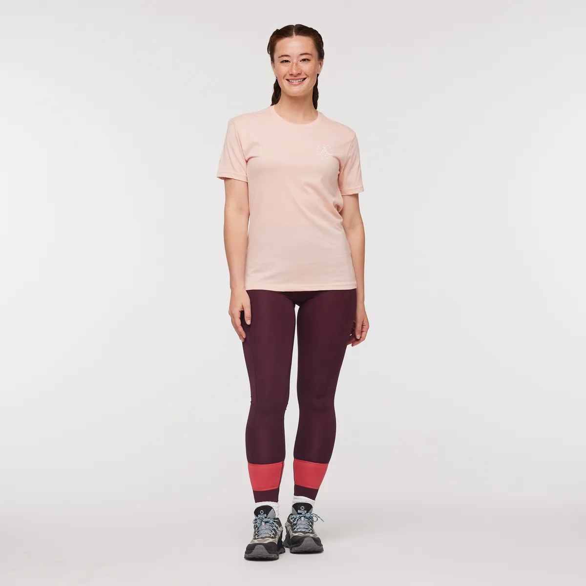 Cotopaxi Llama Map t-shirt femme Rosewood lama