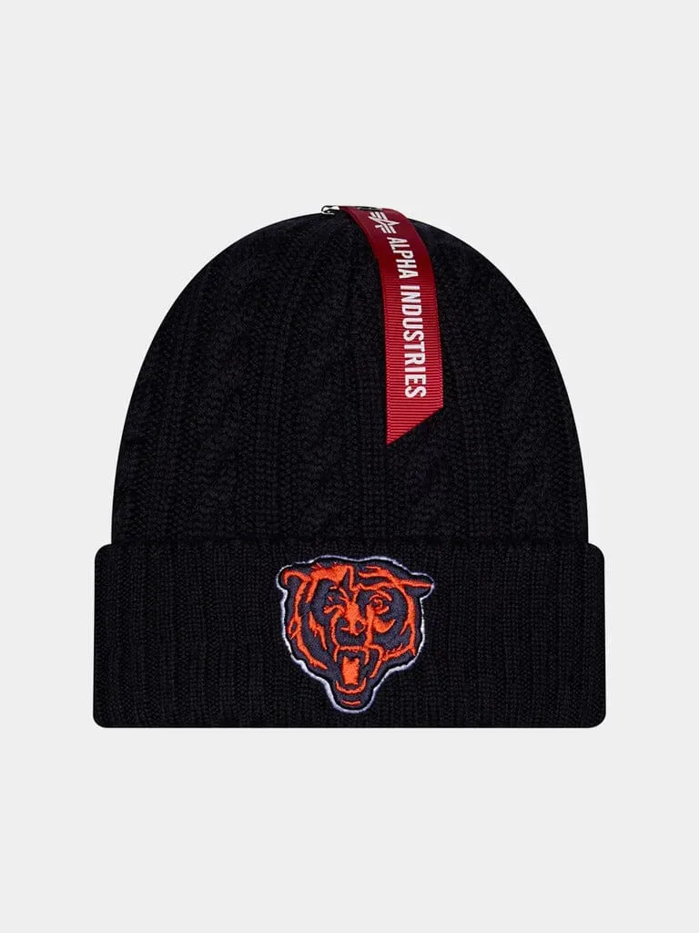Alpha Industries Chicago Bears New Era Short Cuff bonnet navy