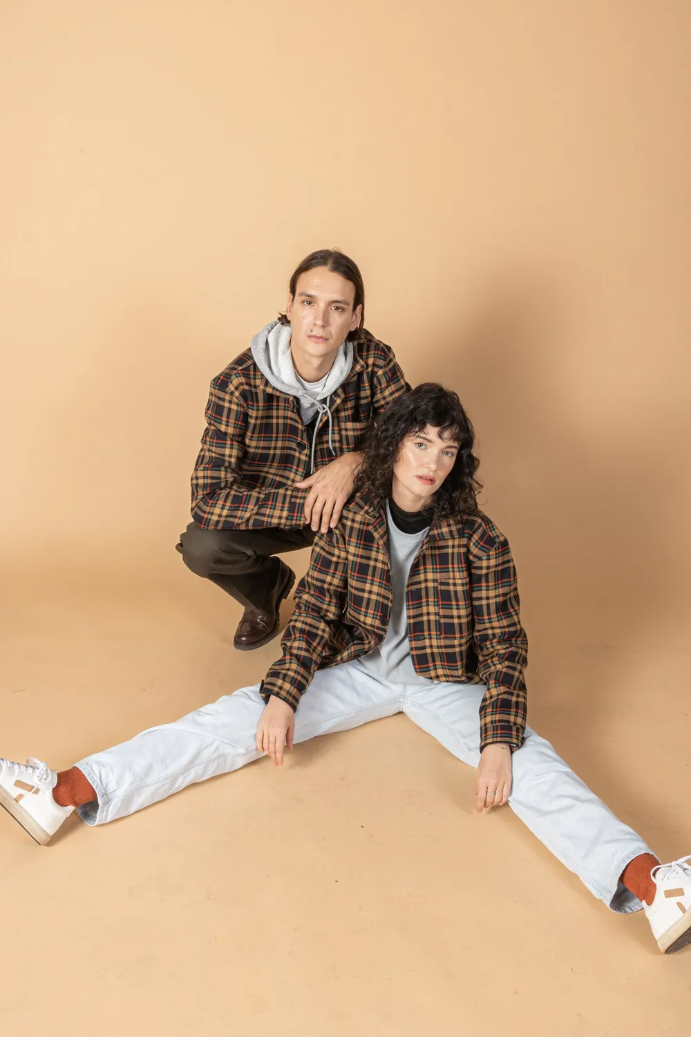 SOUBACQ Le Bleu Saintonge veste gabardine carreaux