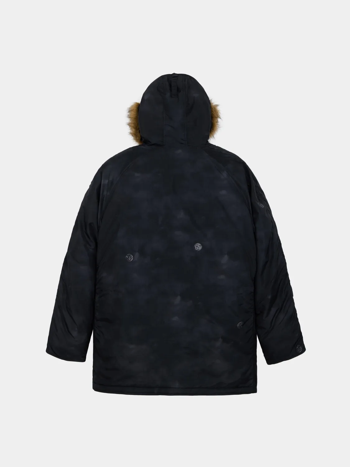 Alpha Industries N-3B Oxford Parka Vintage noir pin