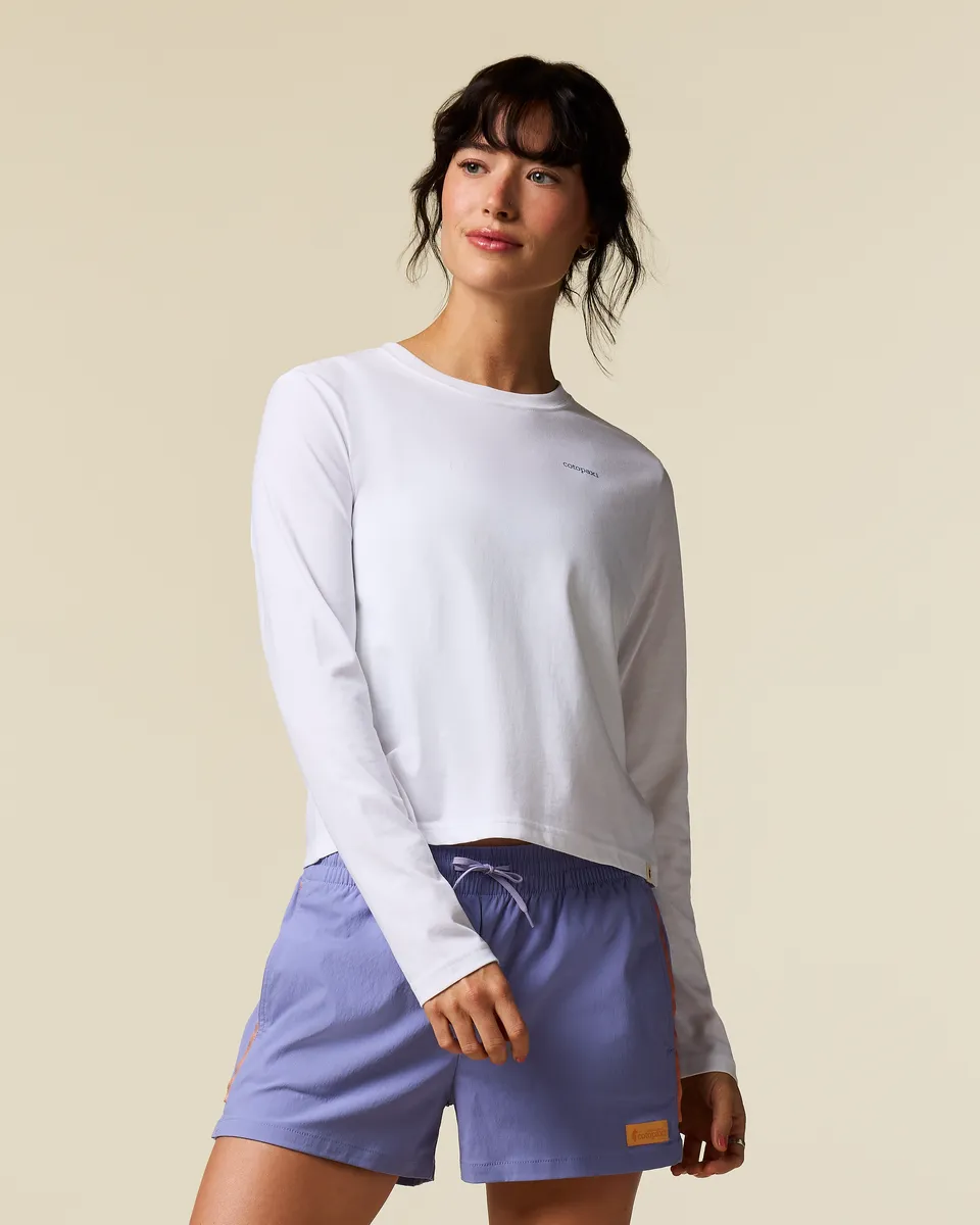 Cotopaxi Flower Patch t-shirt femme Aster manche longue
