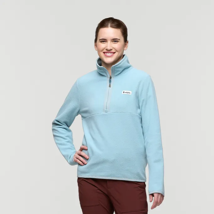Cotopaxi Amado Pull polaire femme Sea Spray demi-zip