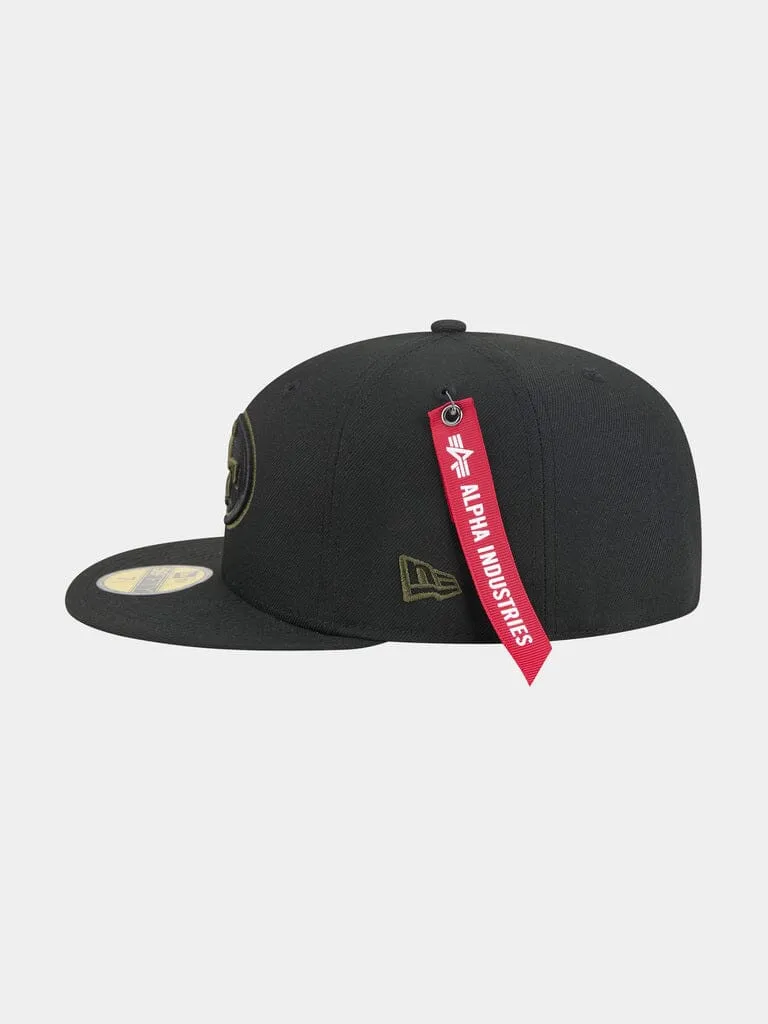 Alpha Industries 59Fifty casquette fitted noire 49ers