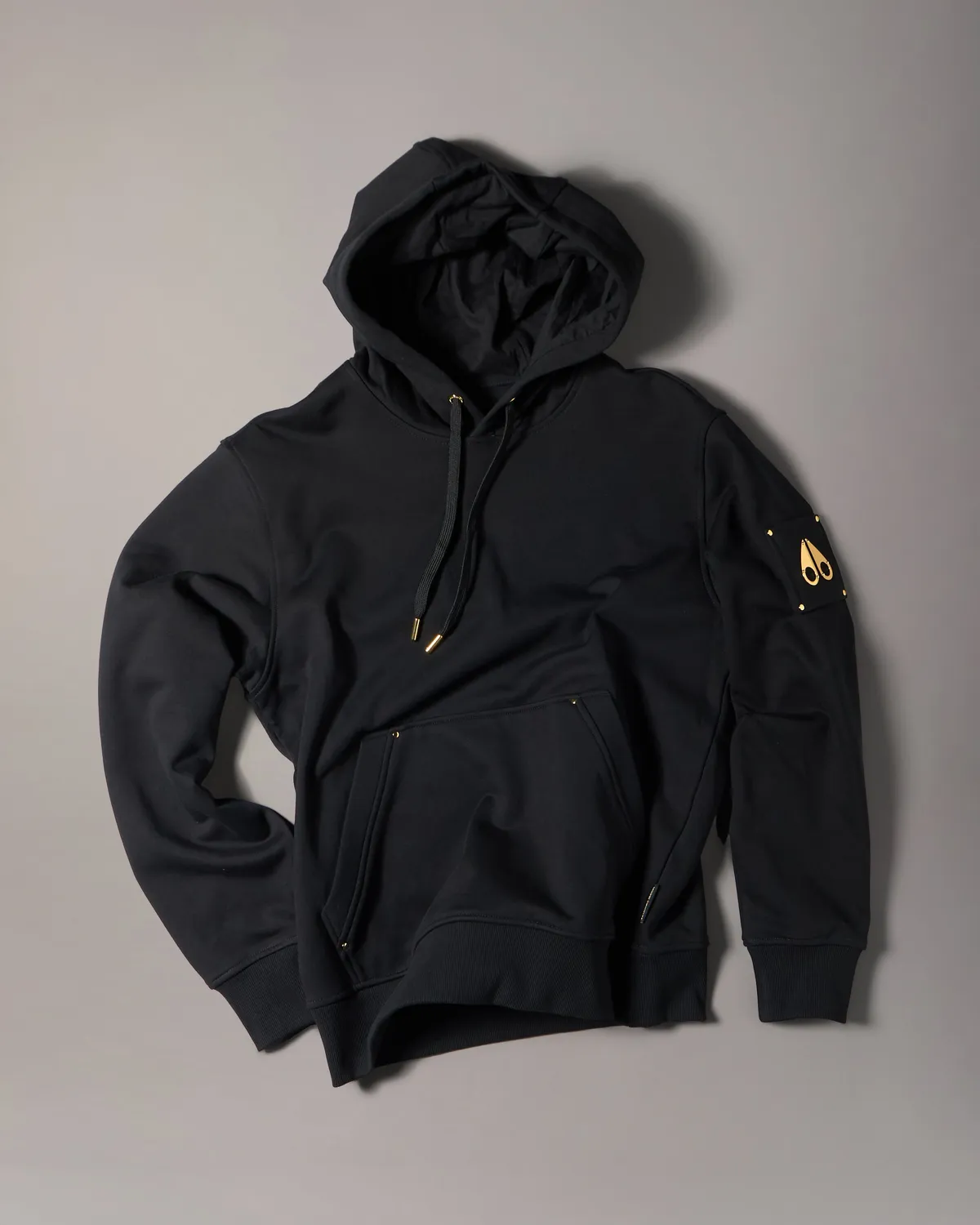 Moose Knuckles Gold Series Hartsfield sweat capuche noir homme