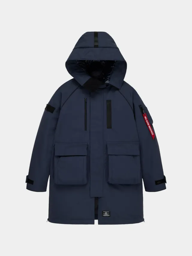Alpha Industries Sergeant Puffer Parka bleu grand froid