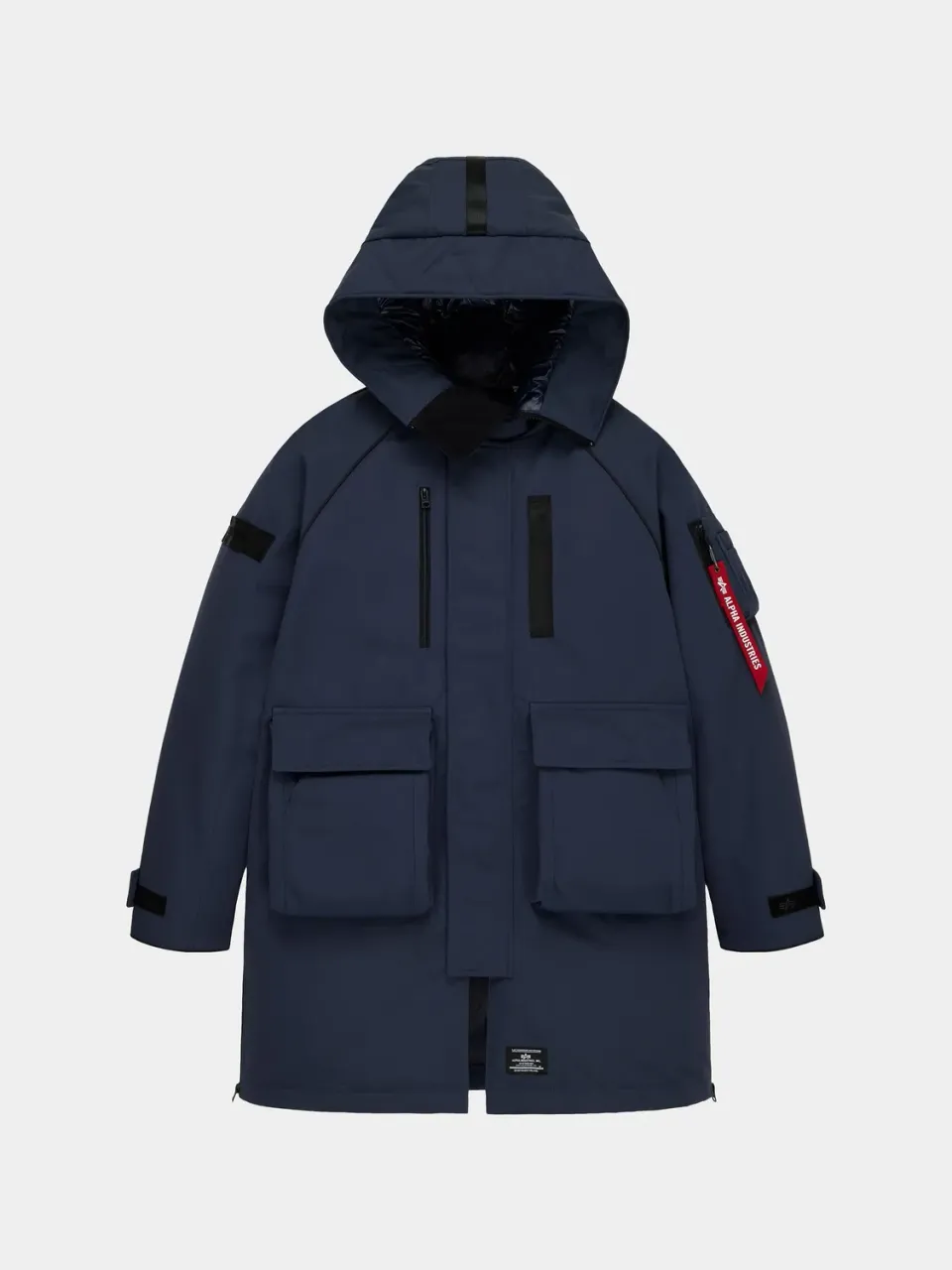 Alpha Industries Sergeant Puffer Parka bleu grand froid