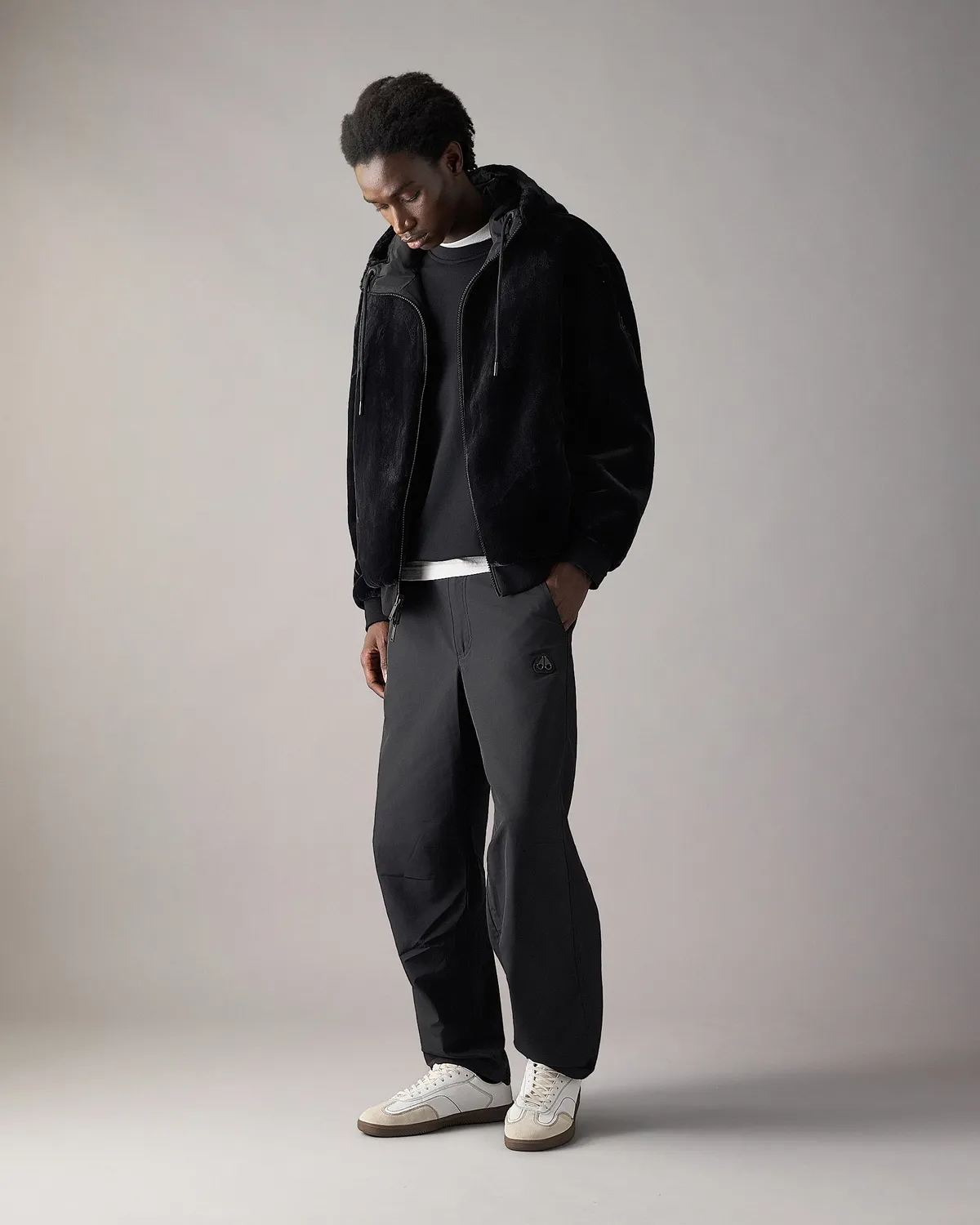 Moose Knuckles Roland Bunny veste réversible noir