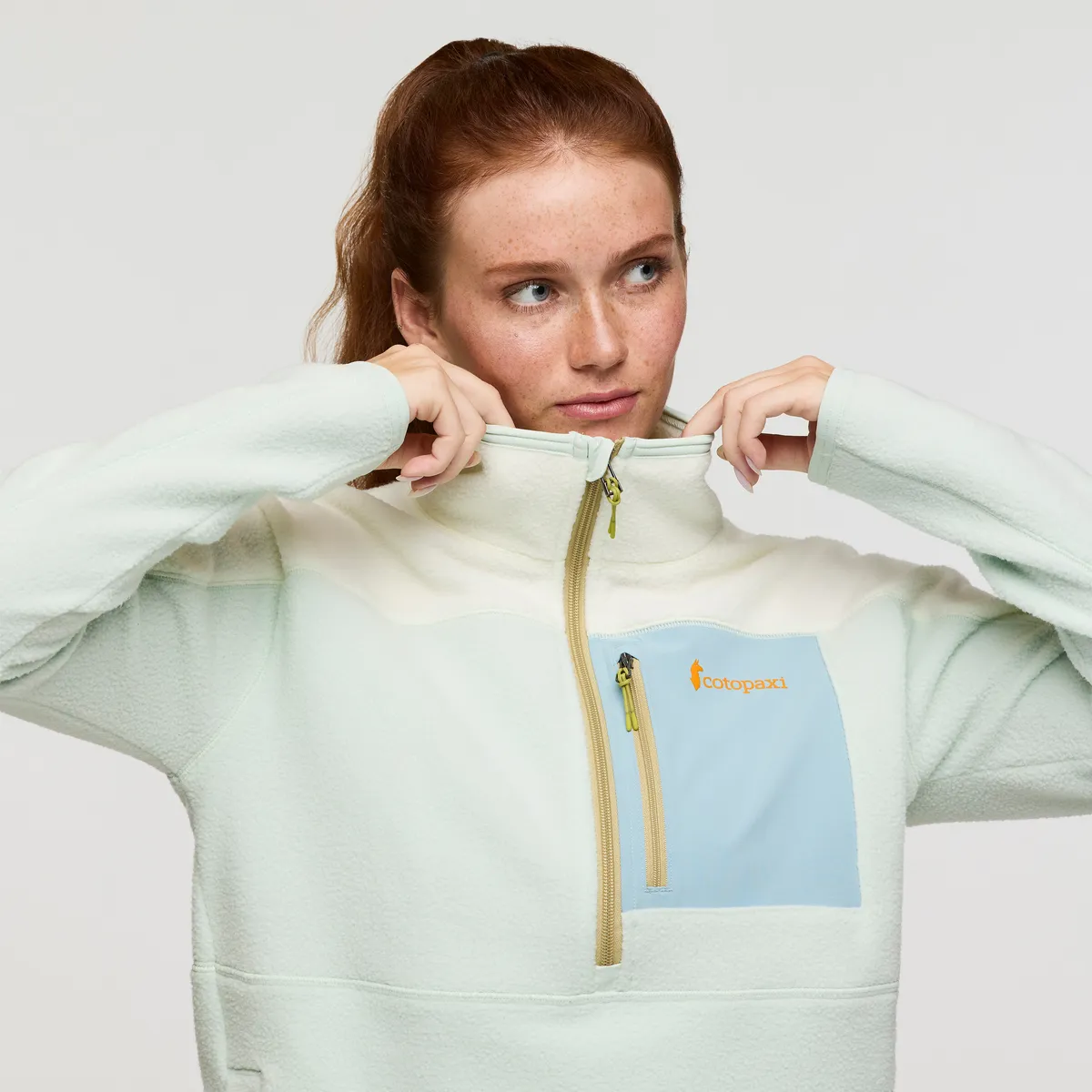 Cotopaxi Abrazo polaire femme Cinder demi-zip douce