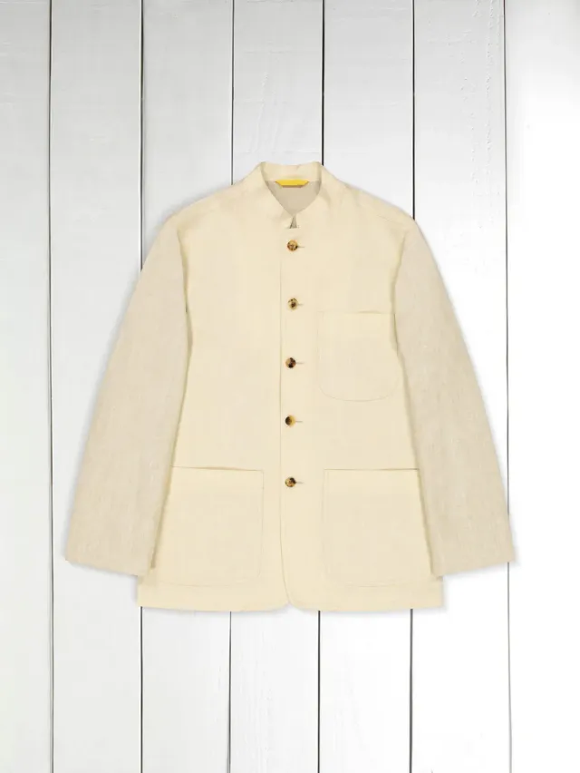 Hollington Tyrol veste lin écru légère 100% lin
