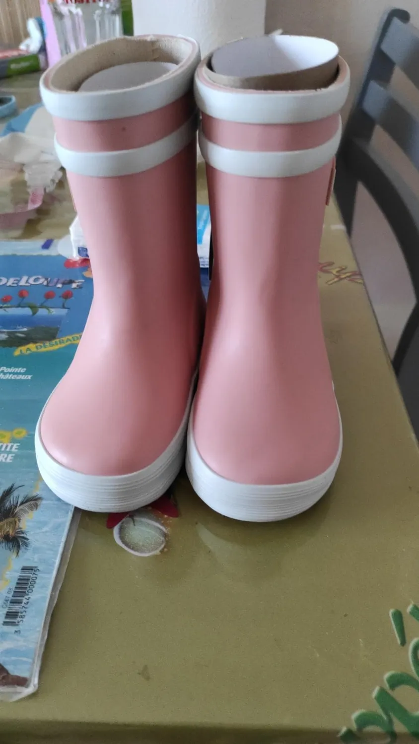 Aigle Baby Flac 2 botte pluie enfant bleu marine