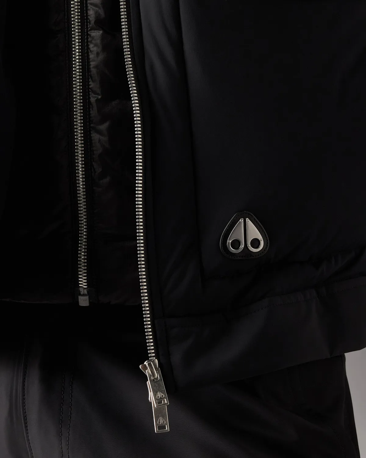 Moose Knuckles Brixton Gilet Doudoune Noir Léger