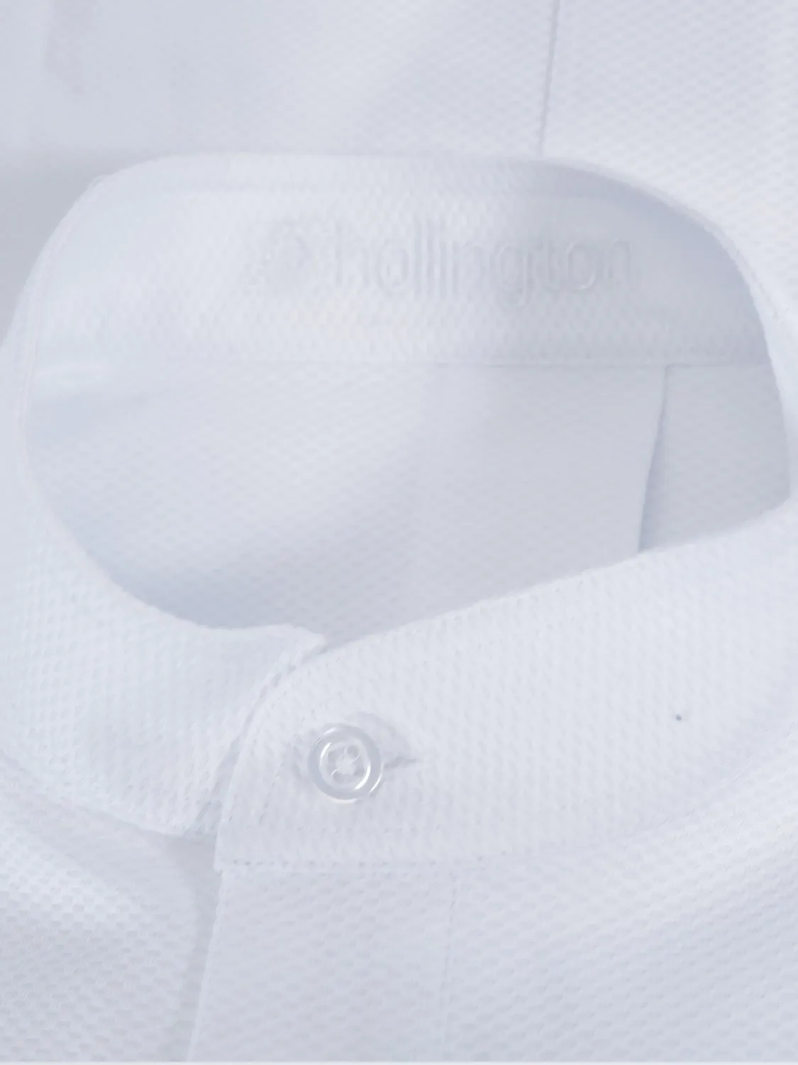 Hollington Deauville chemise coton blanc col mao S-3XL