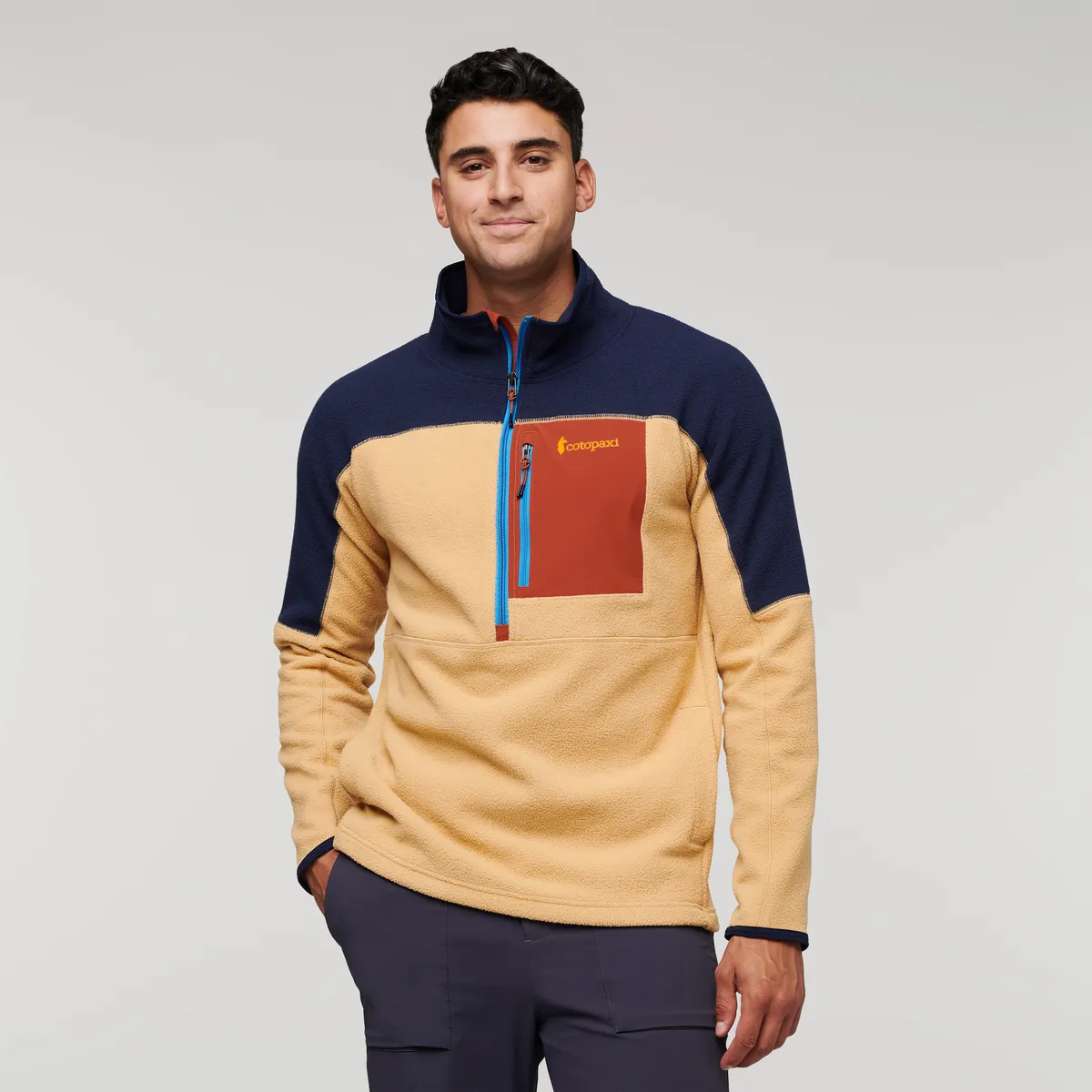 Cotopaxi Abrazo Half-Zip polaire homme Maritime/Birch
