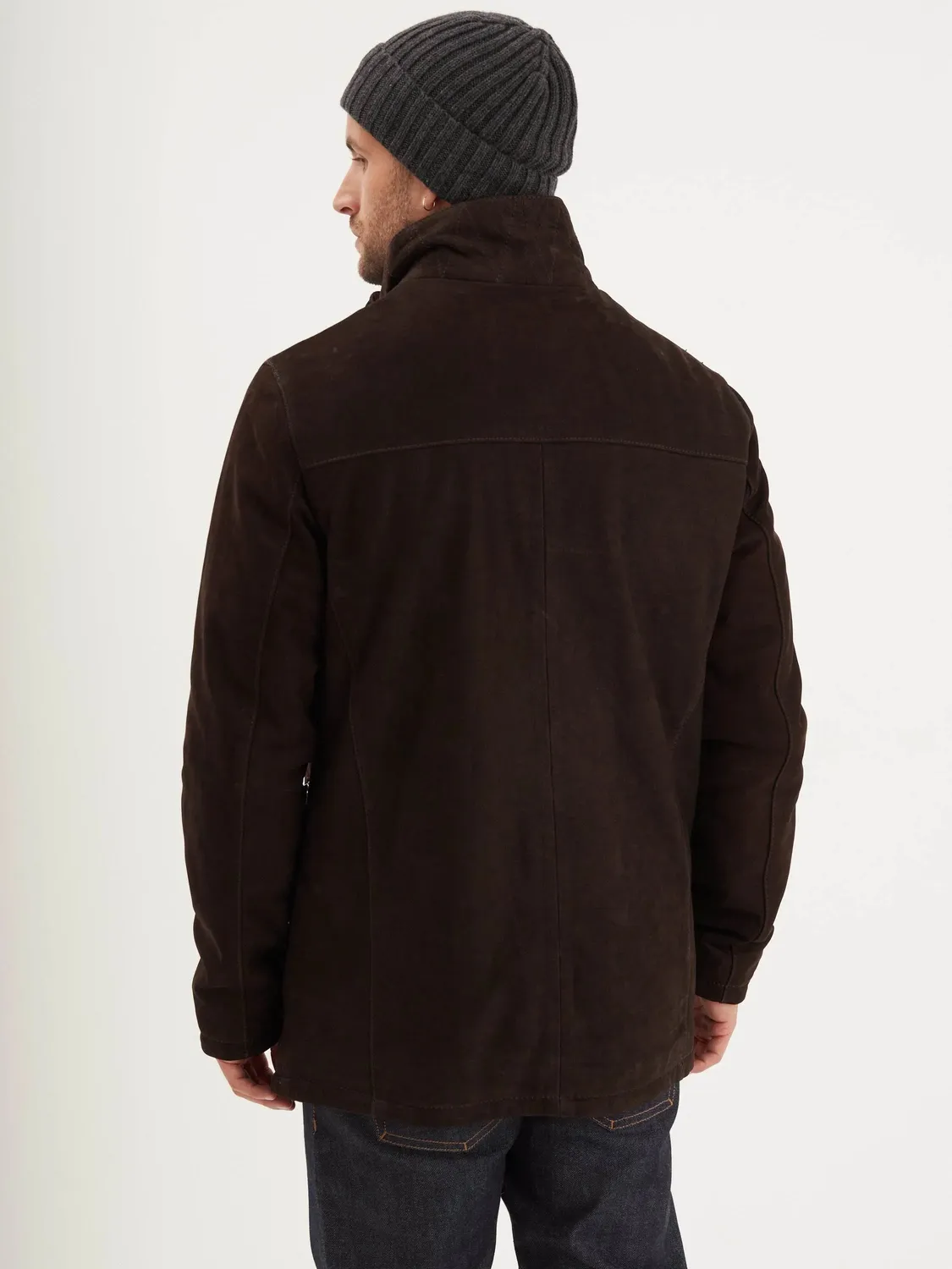 DAYTONA Balzac Madison veste cuir homme marron nubuck