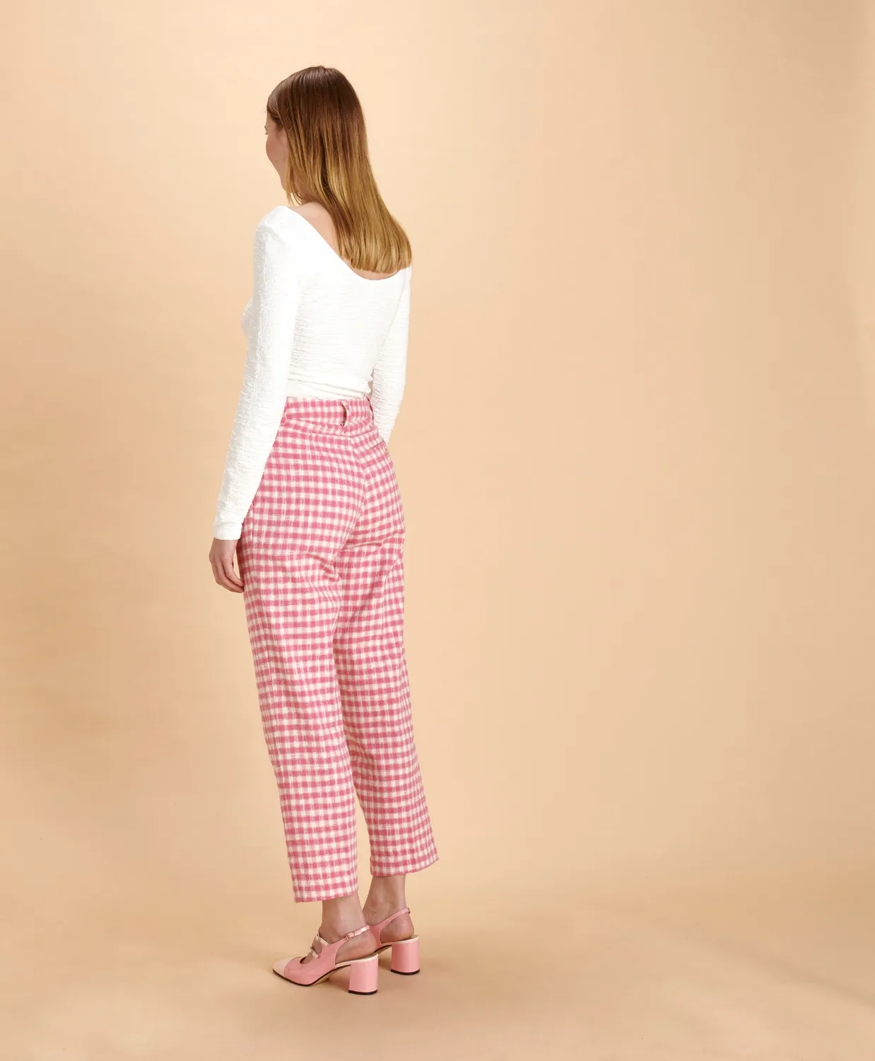 SOUBACQ St-Tropez pantalon lin été rose