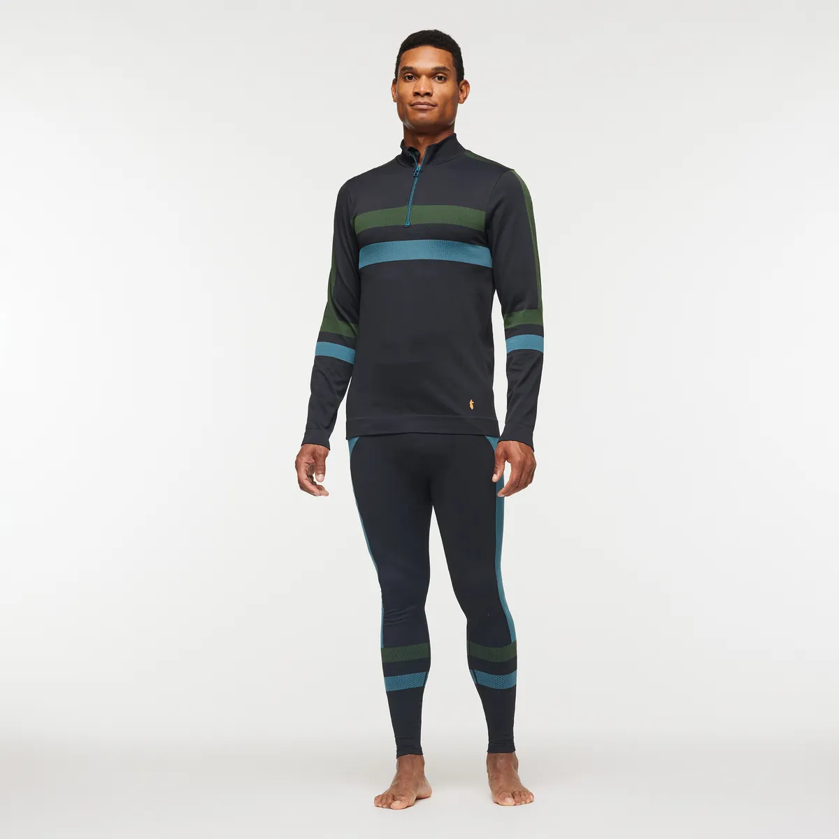 Cotopaxi Debajo sous-couche homme Ink Stripes zippée