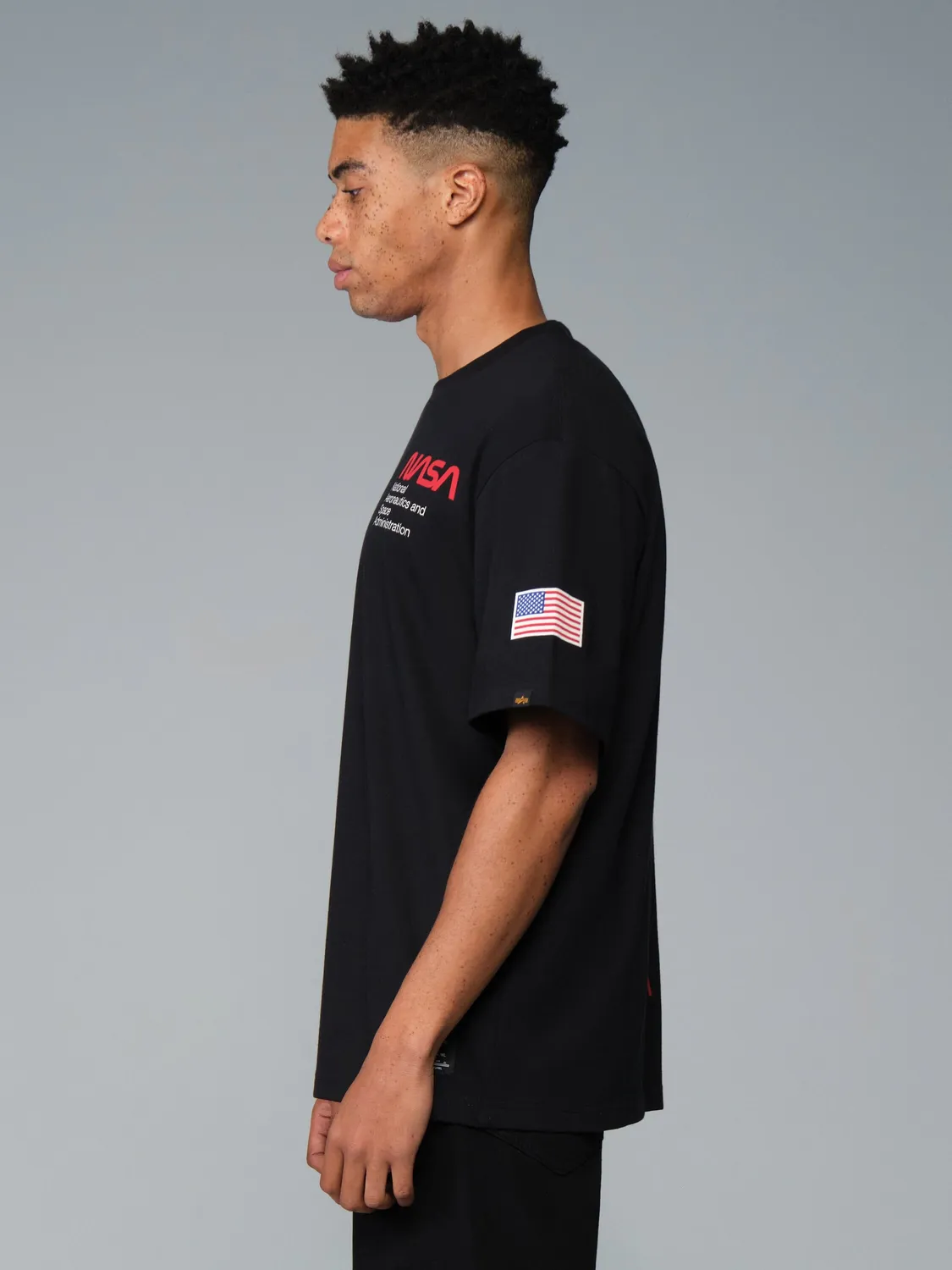 Alpha Industries NASA Worm t-shirt coton noir