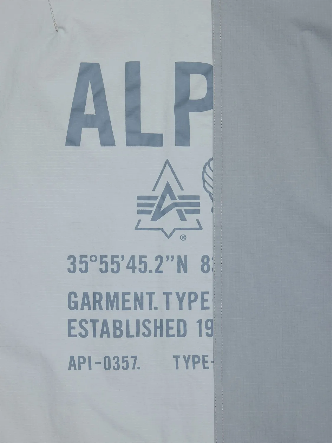 Alpha Industries L-2B Relaxed Patchwork blouson Mist nylon