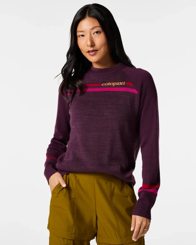 Cotopaxi Crew pull tricot femme Chalk tricoté