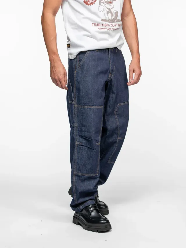 DAYTONA Parett jean regular homme bleu délavé rincé