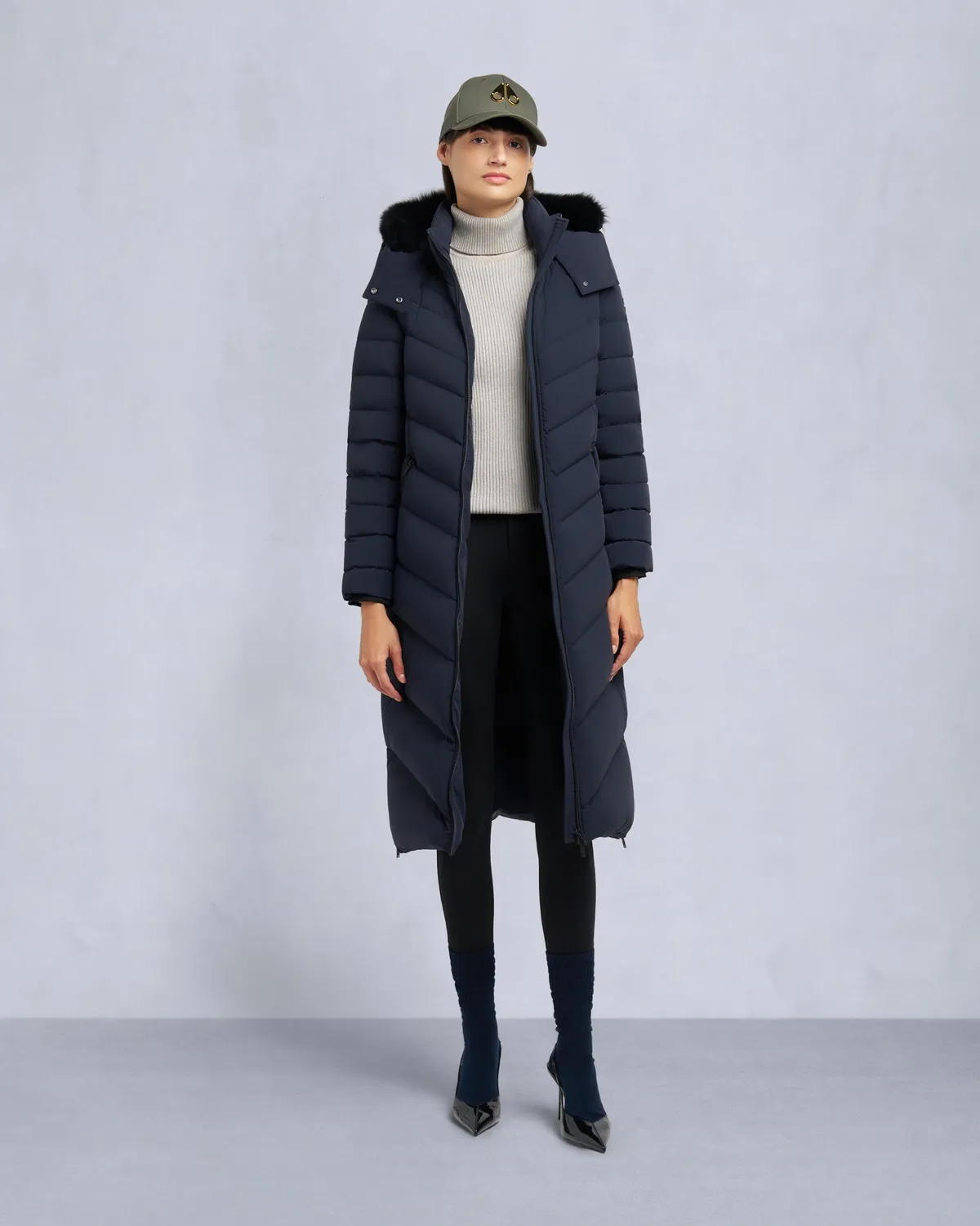 Moose Knuckles Cooper Lake parka noire longue