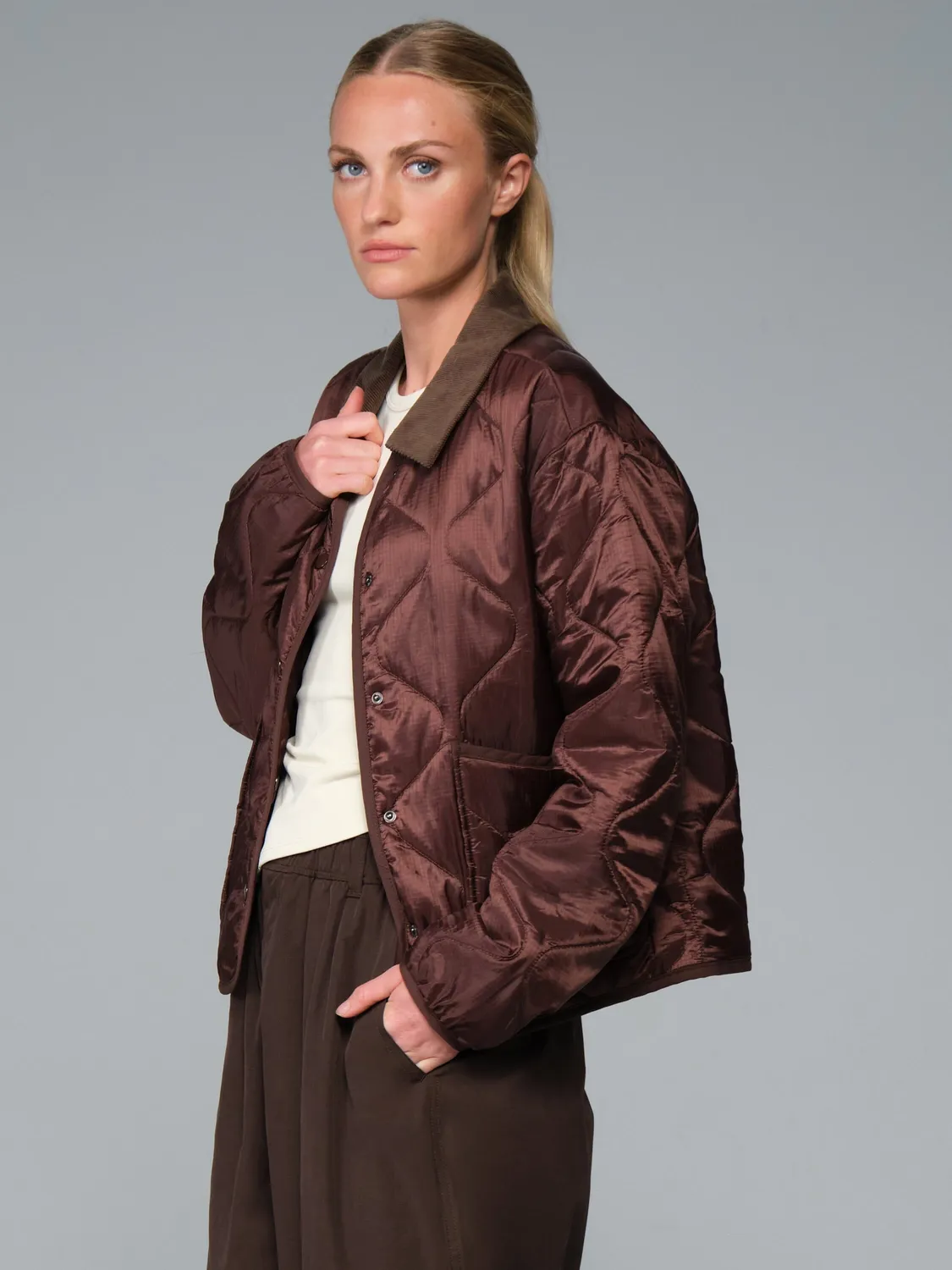 Alpha Industries Coast Liner veste femme cocoa matelassée