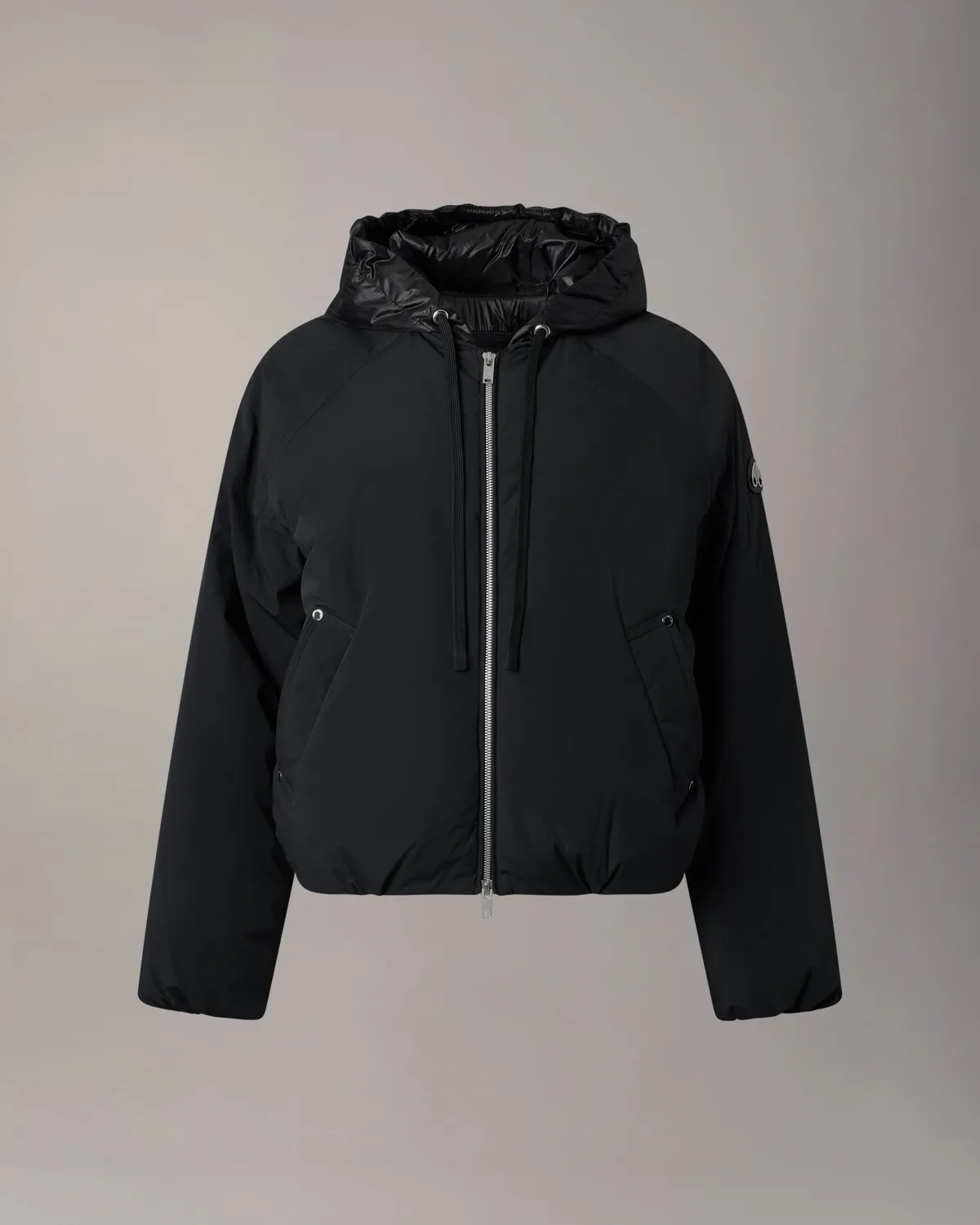Moose Knuckles Tegan Bomber Duvet Noir Légère Femme