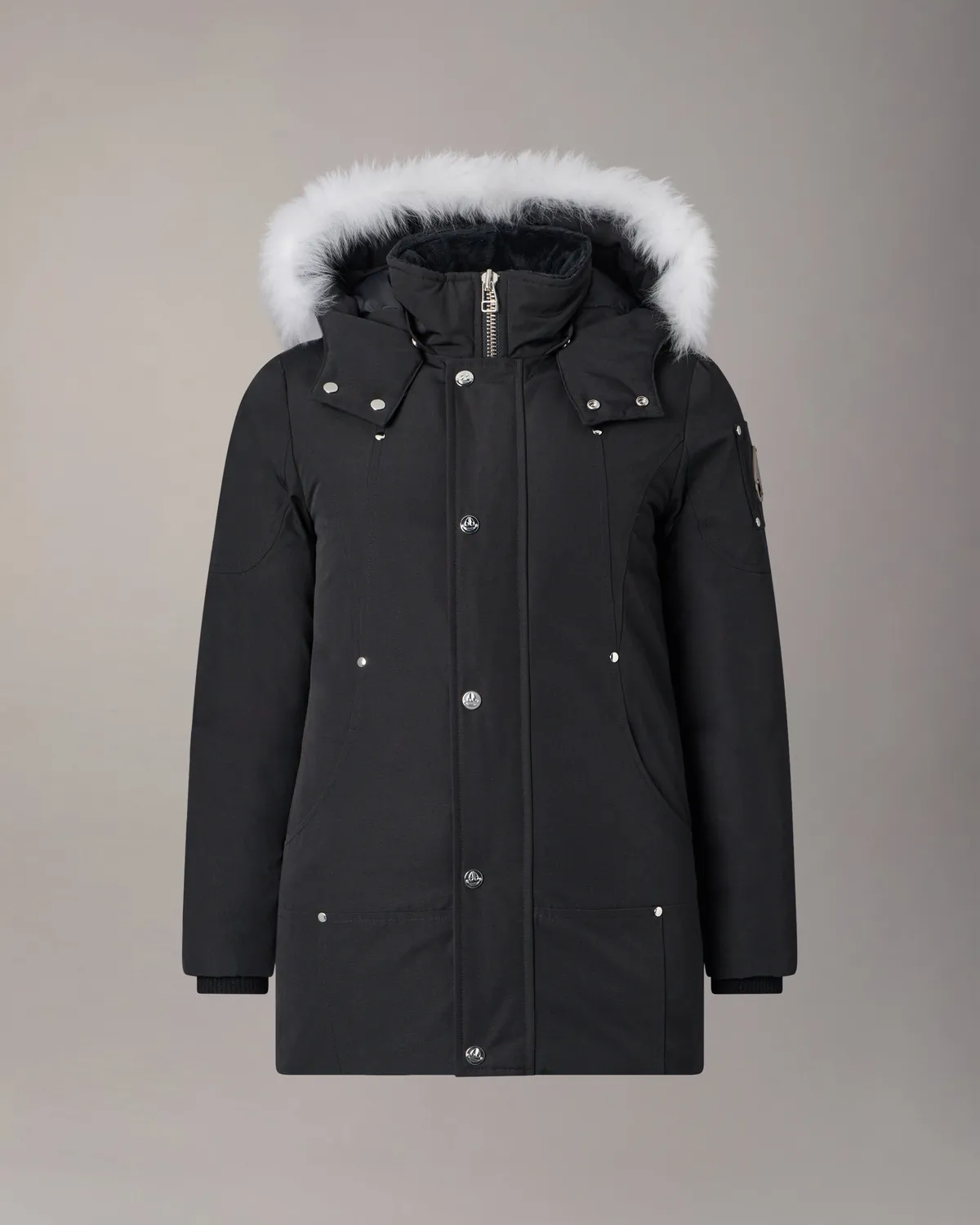 Moose Knuckles Original parka enfant noir fourrure