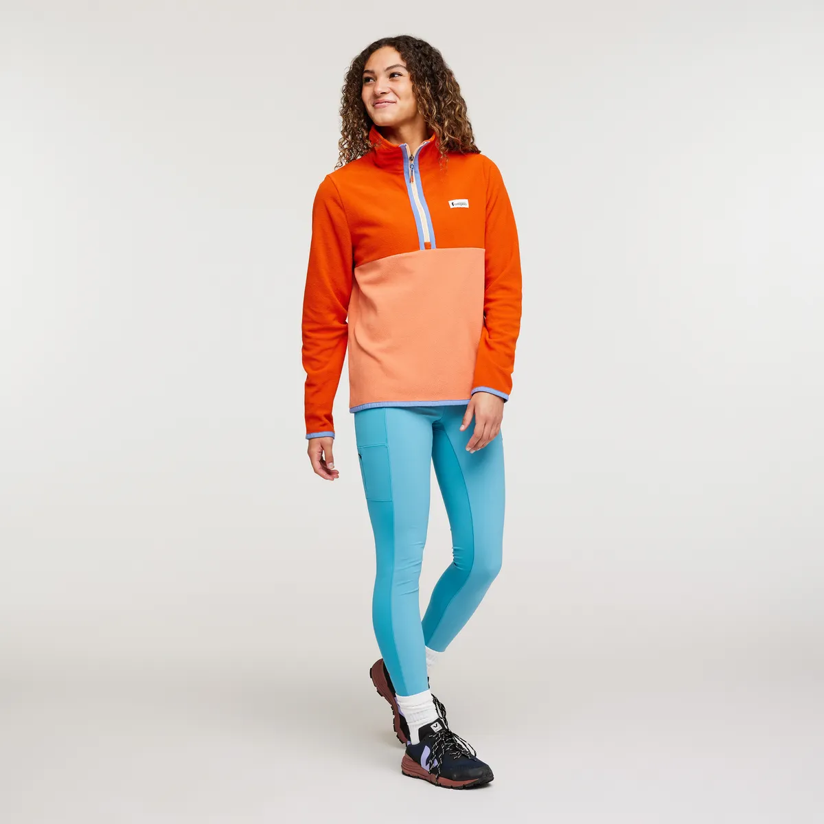 Cotopaxi Amado Fleece Pullover polaire femme graphite recyclé