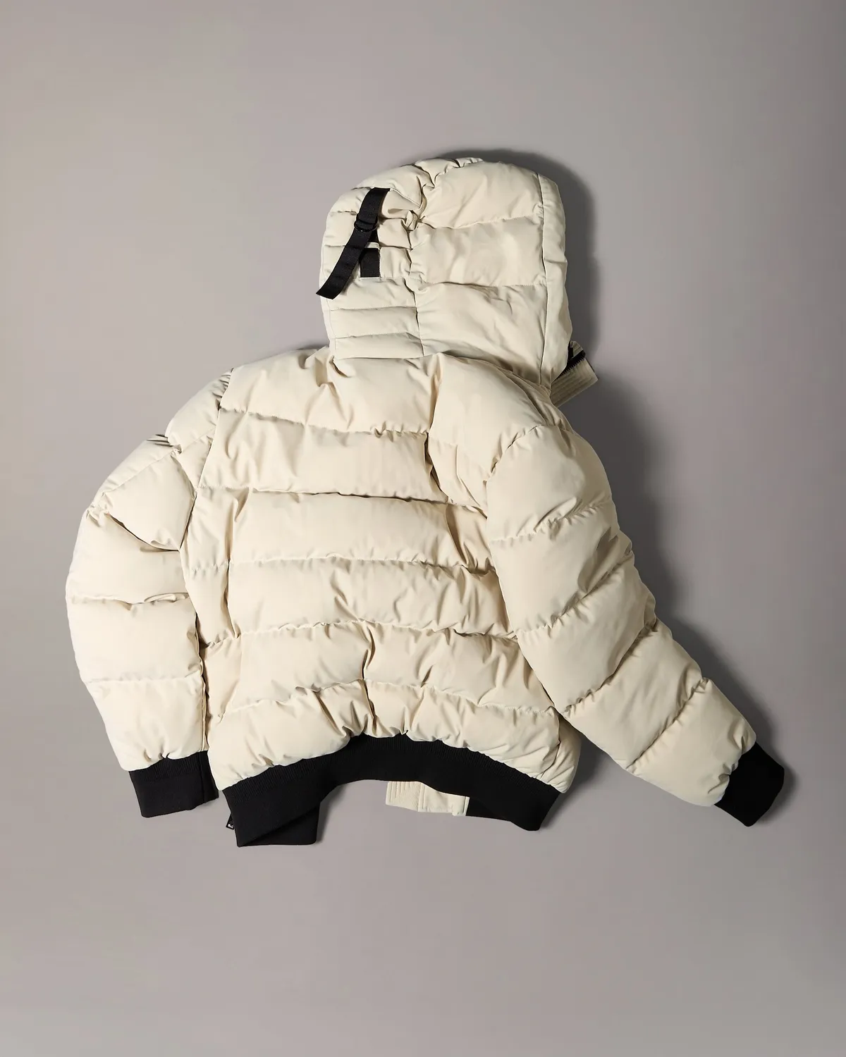 Moose Knuckles Soho bomber duvet alabaster