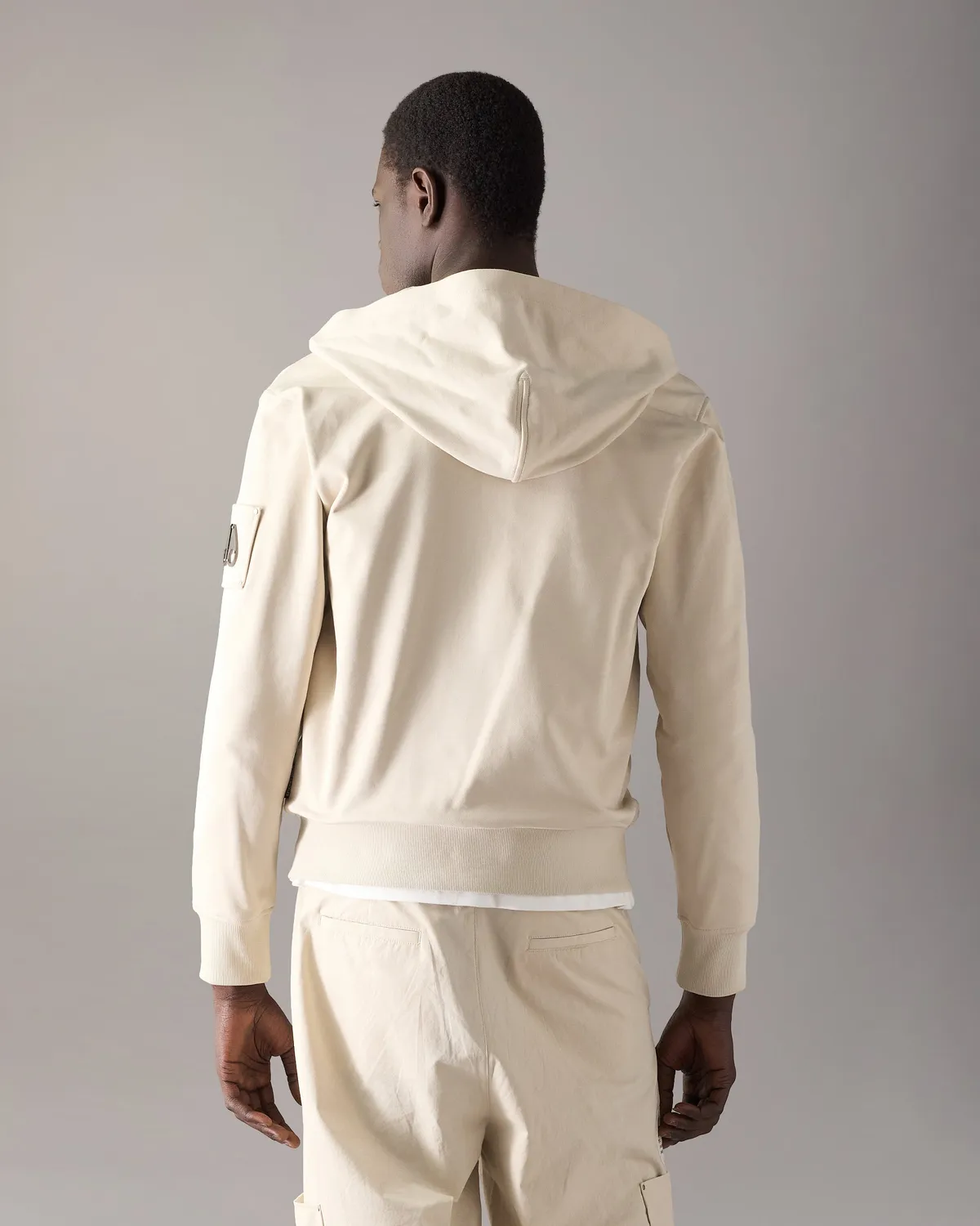 Moose Knuckles Hartsfield sweat zippé alabaster