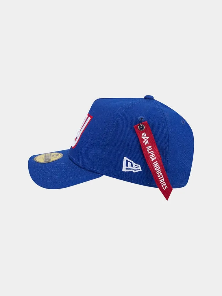 Alpha Industries 59Forty casquette Giants bleue fitted polyester