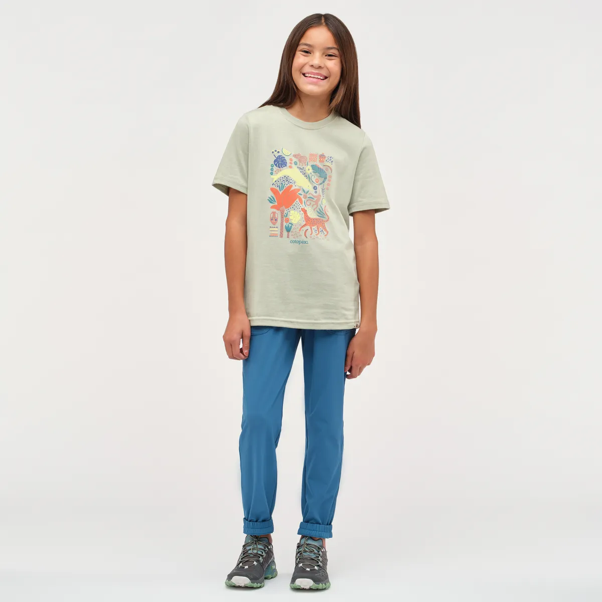 Cotopaxi Ecuador Vibes t-shirt enfant Green Tea coton