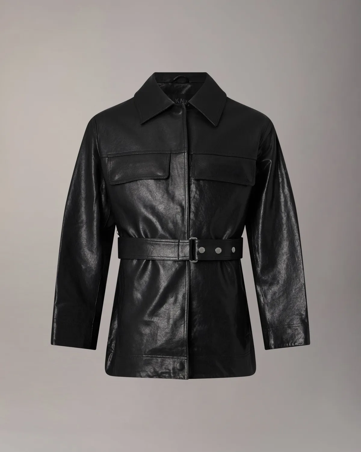 Moose Knuckles BLVD field blouson cuir noir