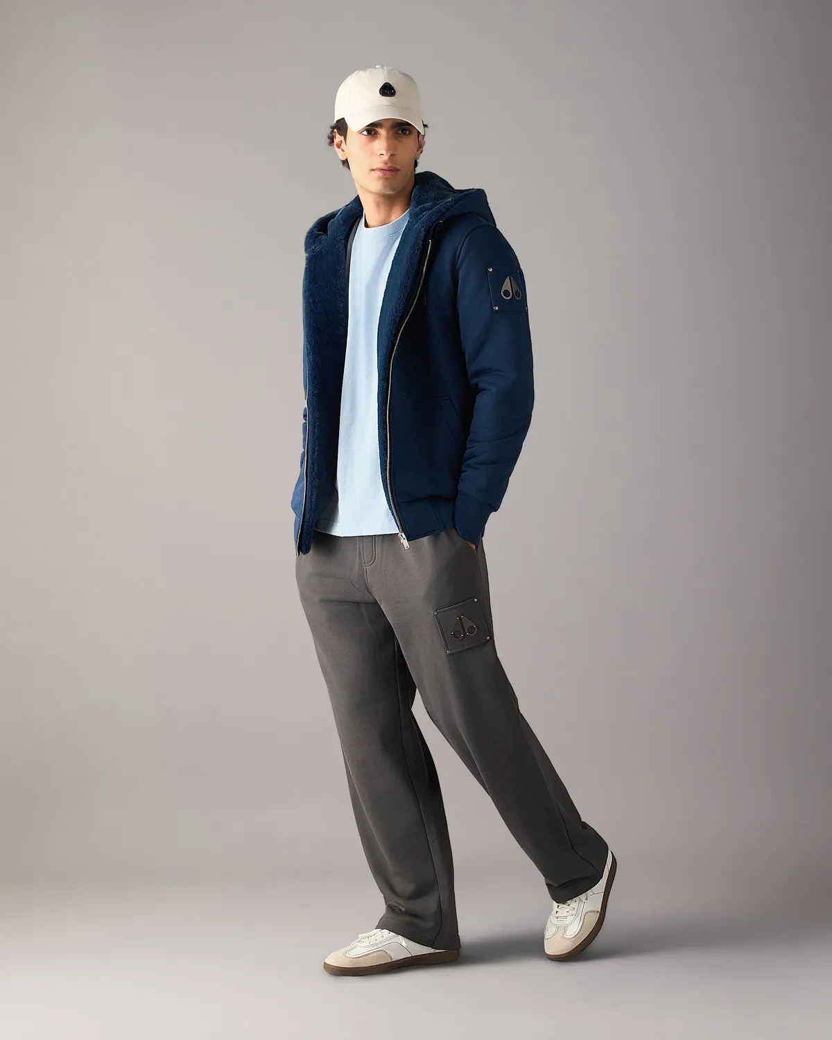 Moose Knuckles Classic Bunny Hoodie sweat nightfall