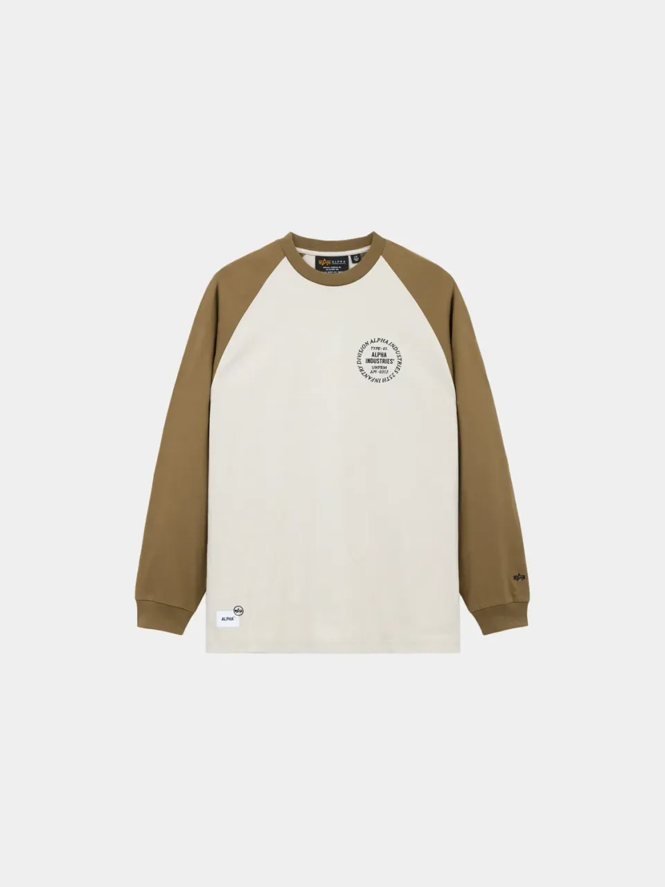 Alpha Industries UNFRM t-shirt manches longues beige coton