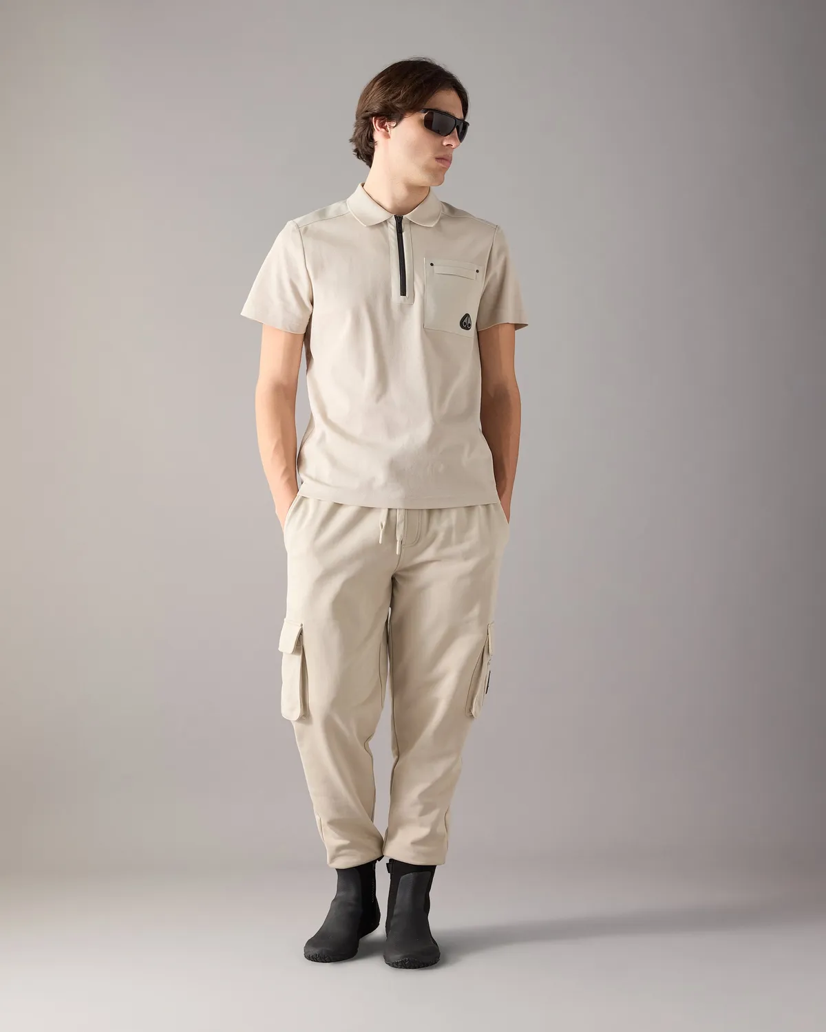 Moose Knuckles Hartsfield Cargo jogging noir poches cargo