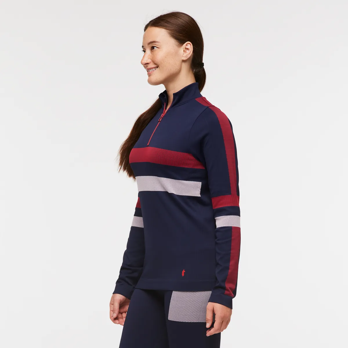 Cotopaxi Debajo pull thermique femme Ink Stripes zip