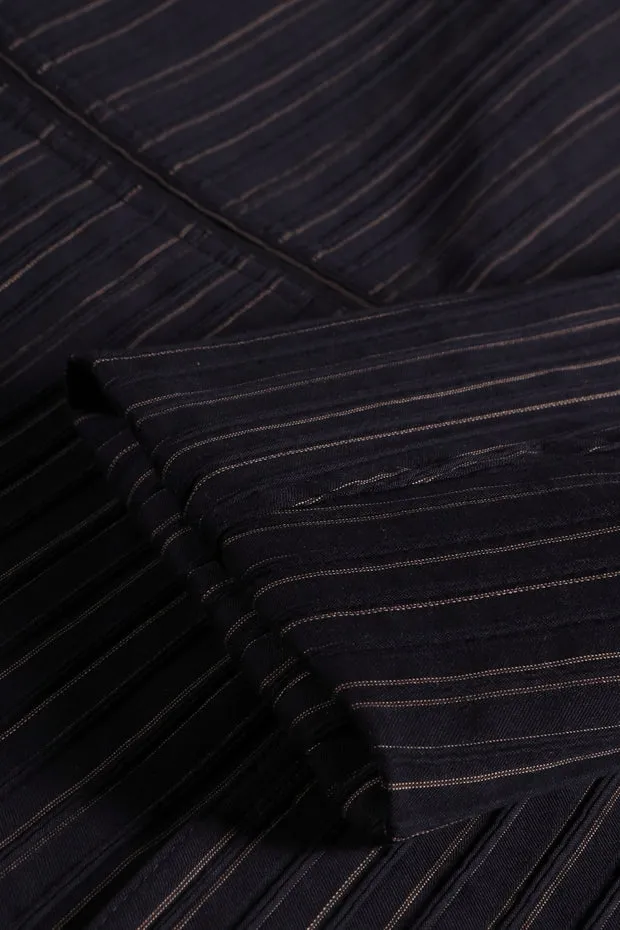 Hollington Megève veste coton stretch rayures dorées