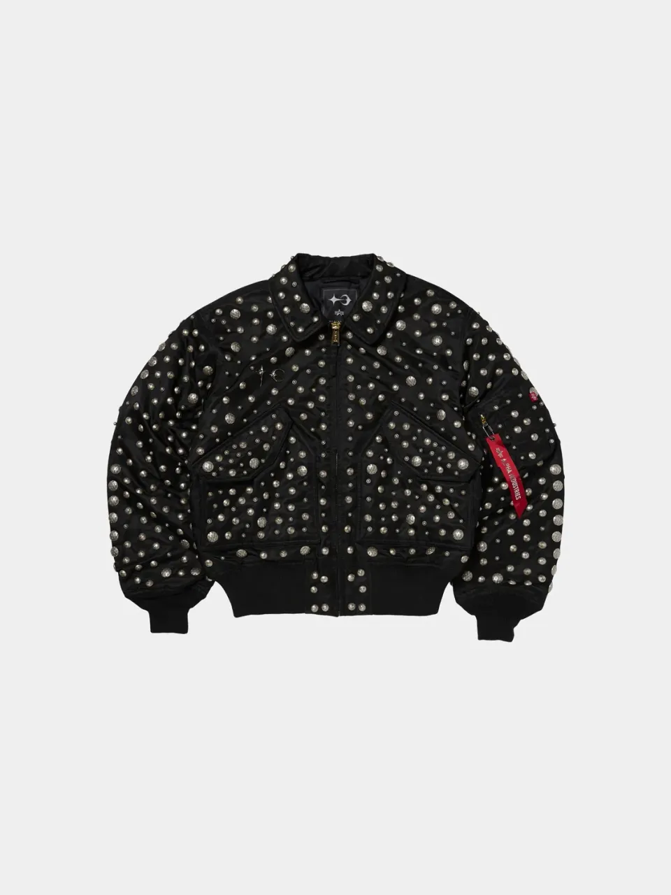 Thug Club x Alpha CWU 45/P bomber rivets noir