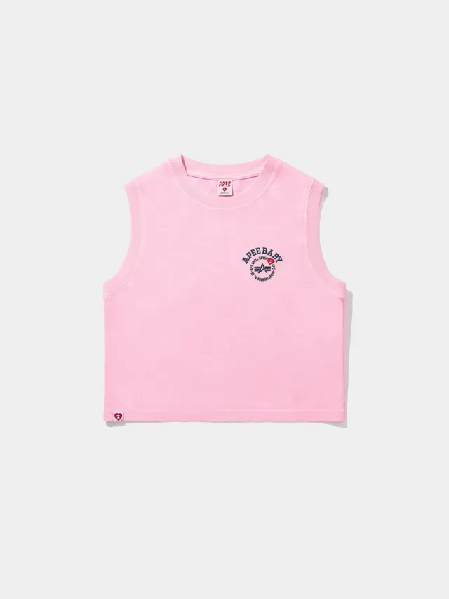 Alpha Industries APEE tank débardeur coton rose